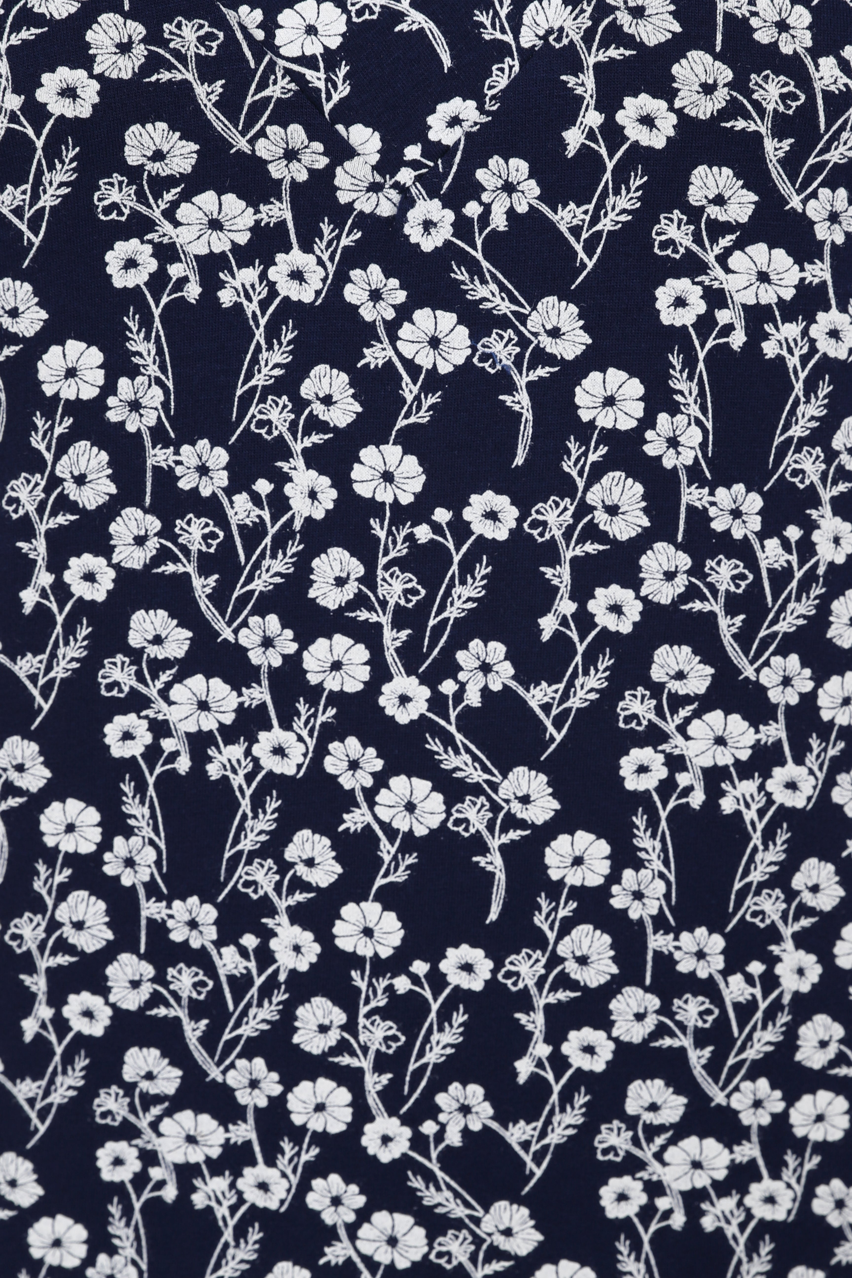 Fauna Top - Meadow Print Navy - GOTS Organic Cotton