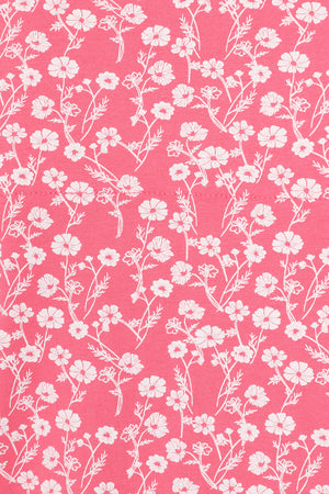 Francoise Tunic - Meadow Print Pink - GOTS Organic Cotton