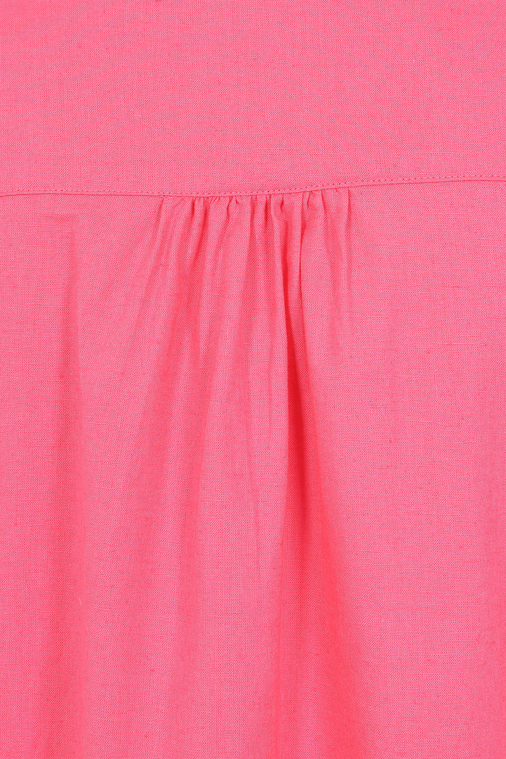 Summertime Smock - Pink - Organic Cotton Linen Blend