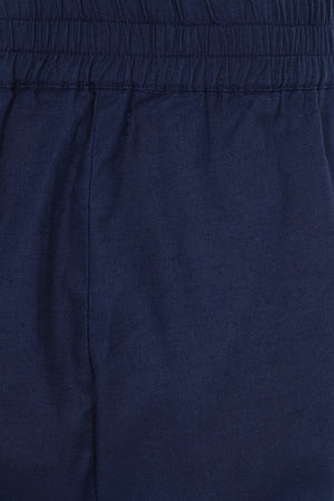 Sunny Pant - Navy - Organic Cotton Linen Blend