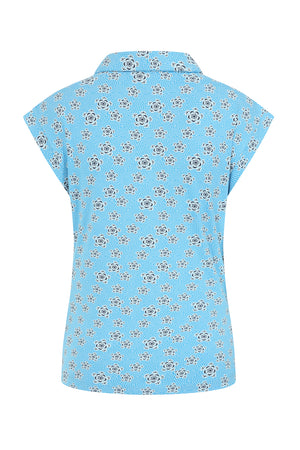 Alice Top - Geo Print Blithe - GOTS Organic Cotton
