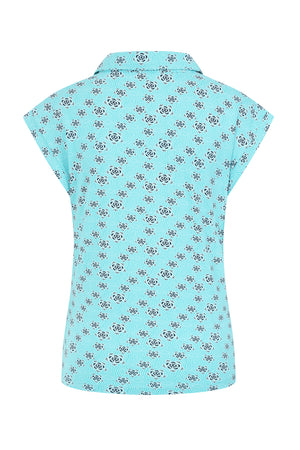 Alice Top - Geo Print Ceramic - GOTS Organic Cotton