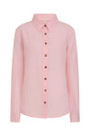 Drew Shirt - Coral Blush - Organic Cotton Linen Blend