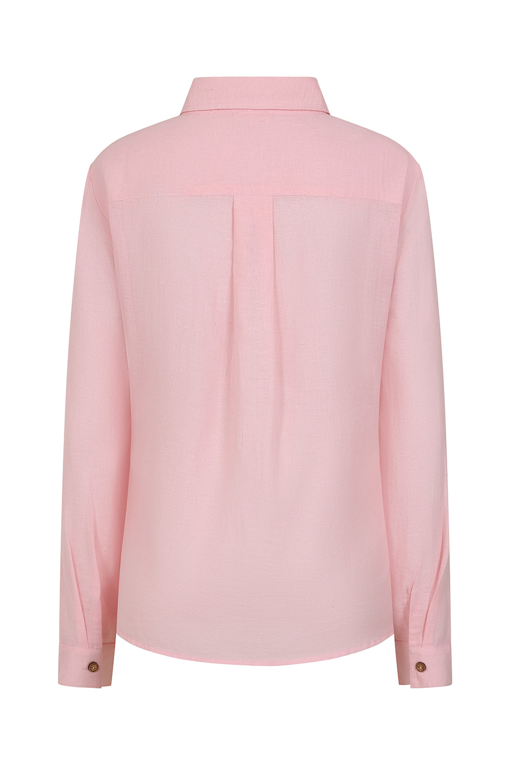 Drew Shirt - Coral Blush - Organic Cotton Linen Blend