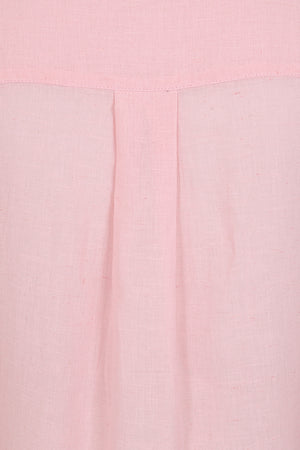 Drew Shirt - Coral Blush - Organic Cotton Linen Blend