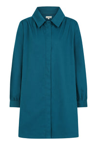 Fir Shirt Dress - Lagoon - Organic Cotton Jean