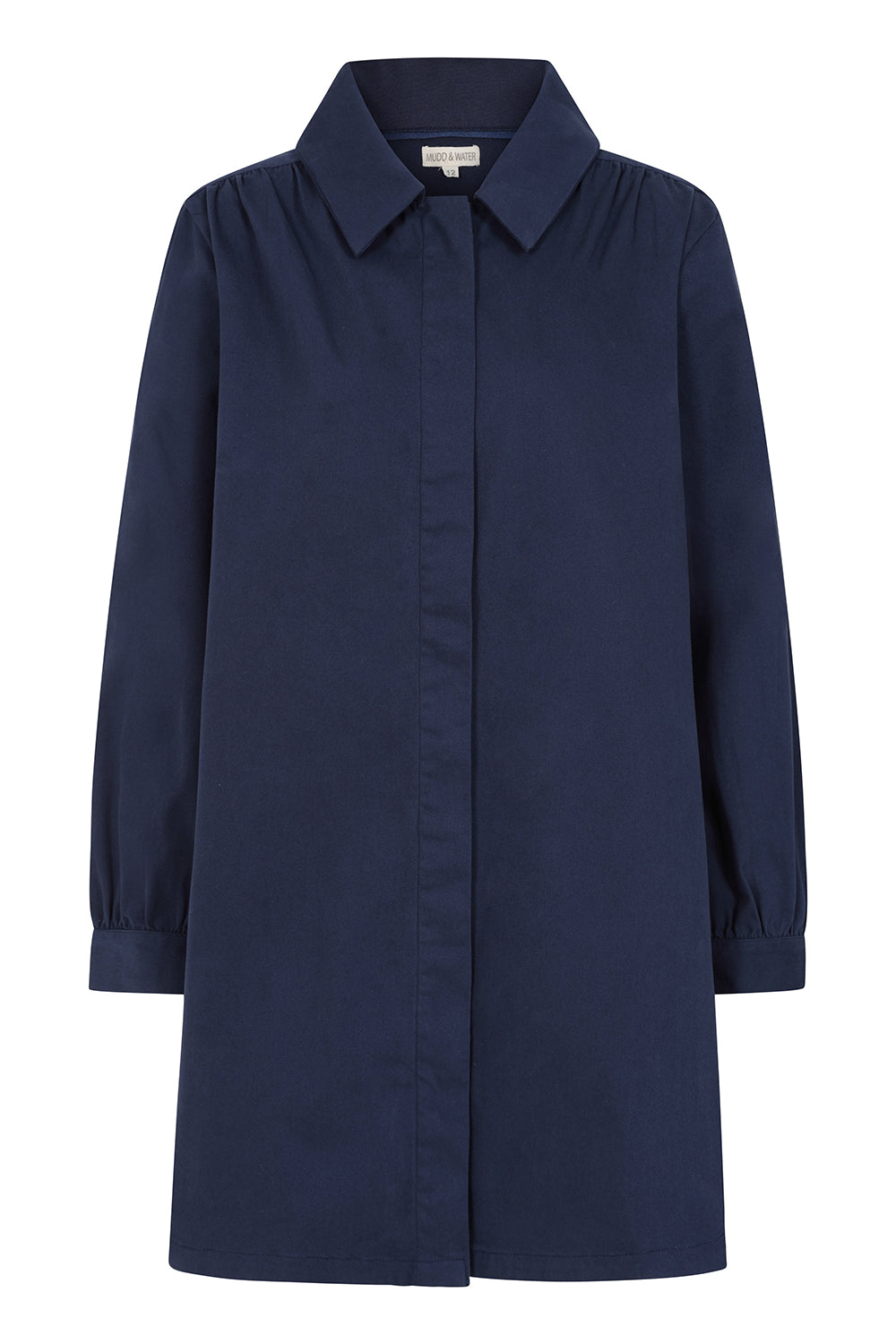 Fir Shirt Dress - Navy - Organic Cotton Jean