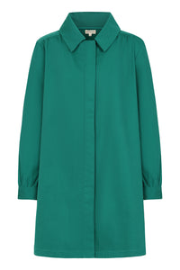 Fir Shirt Dress - Peacock - Organic Cotton Jean