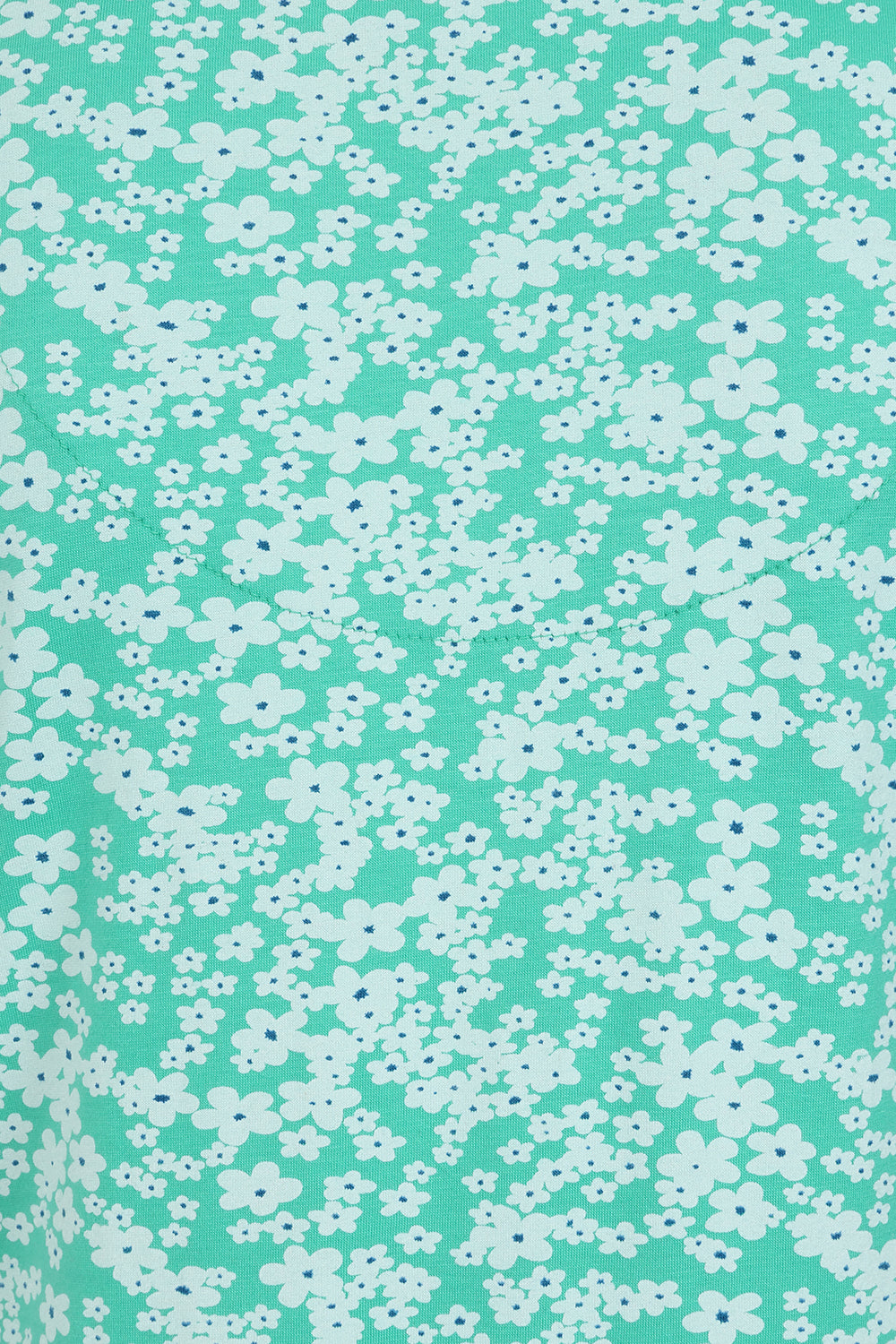 Florina Dress -Flower Pint Mint - GOTS Organic Cotton