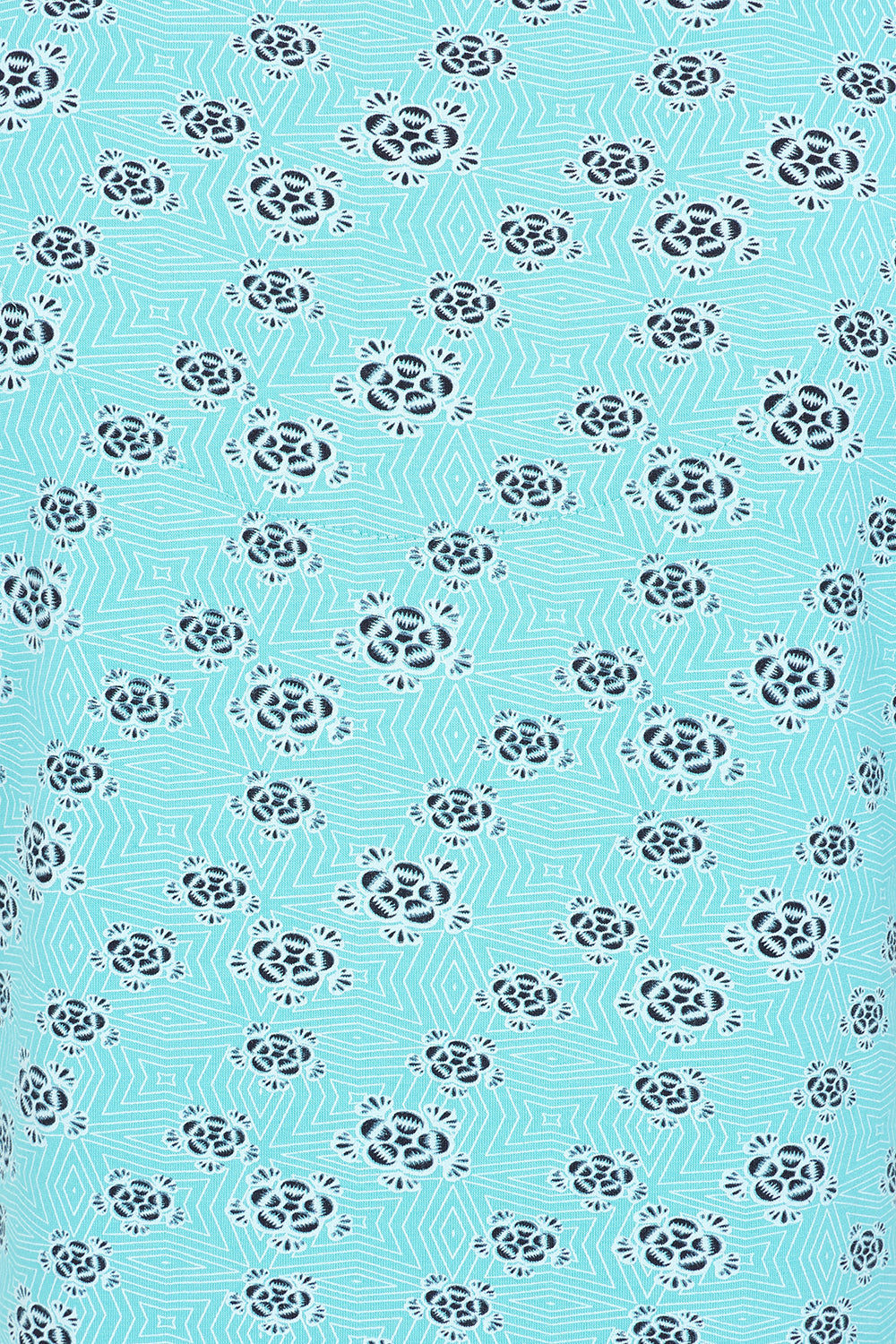 Florina Dress -Geo Print Hot Ceramic - GOTS Organic Cotton