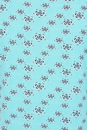 Florina Dress -Geo Print Hot Ceramic - GOTS Organic Cotton