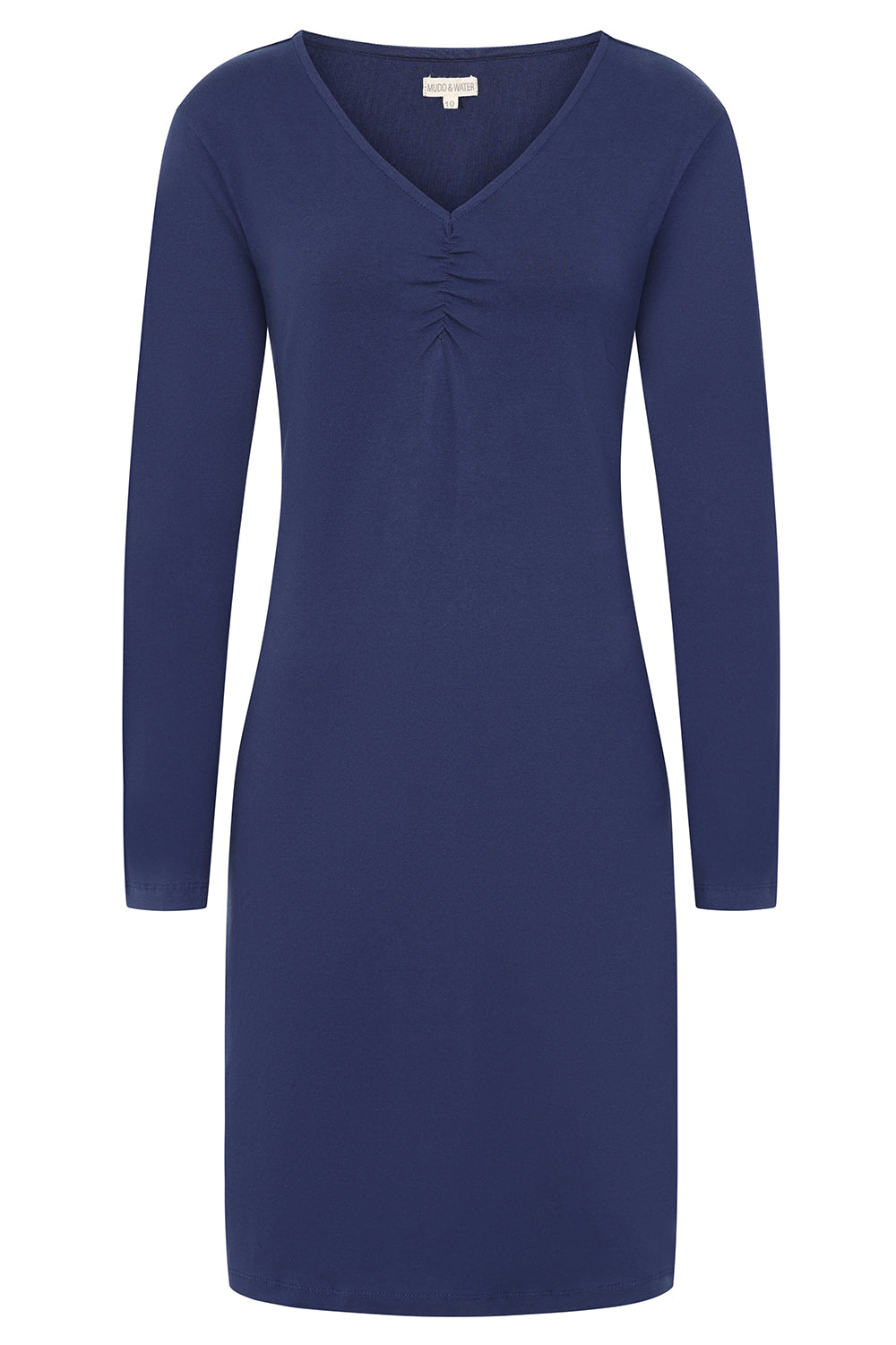 Florina Dress - Navy - GOTS Organic Cotton