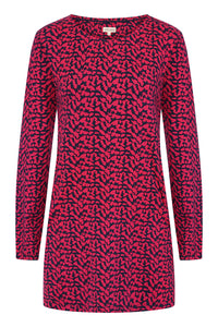 Francoise Tunic - Abstract Print Pink - GOTS Organic Cotton