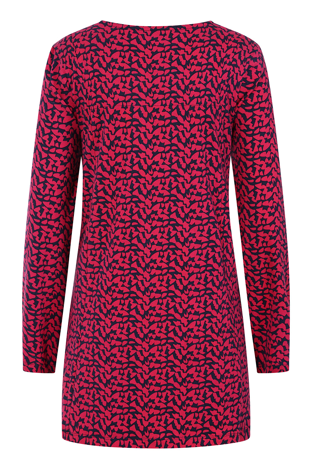 Francoise Tunic - Abstract Print Pink - GOTS Organic Cotton