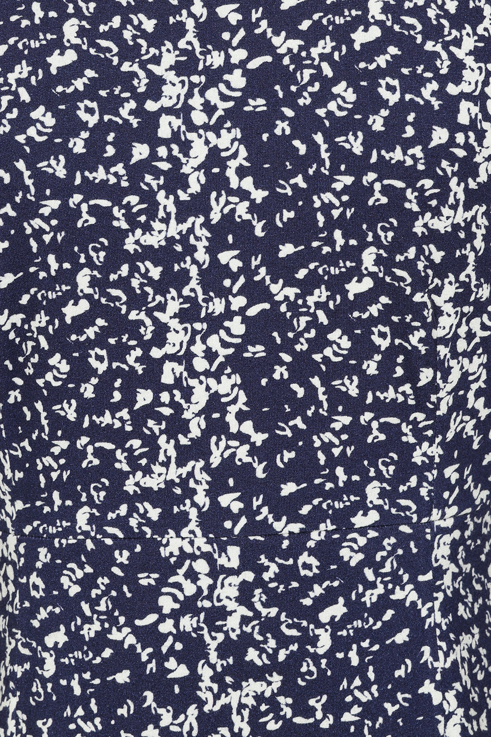 Grove Dress - Leaf Print Navy - GOTS Organic Cotton