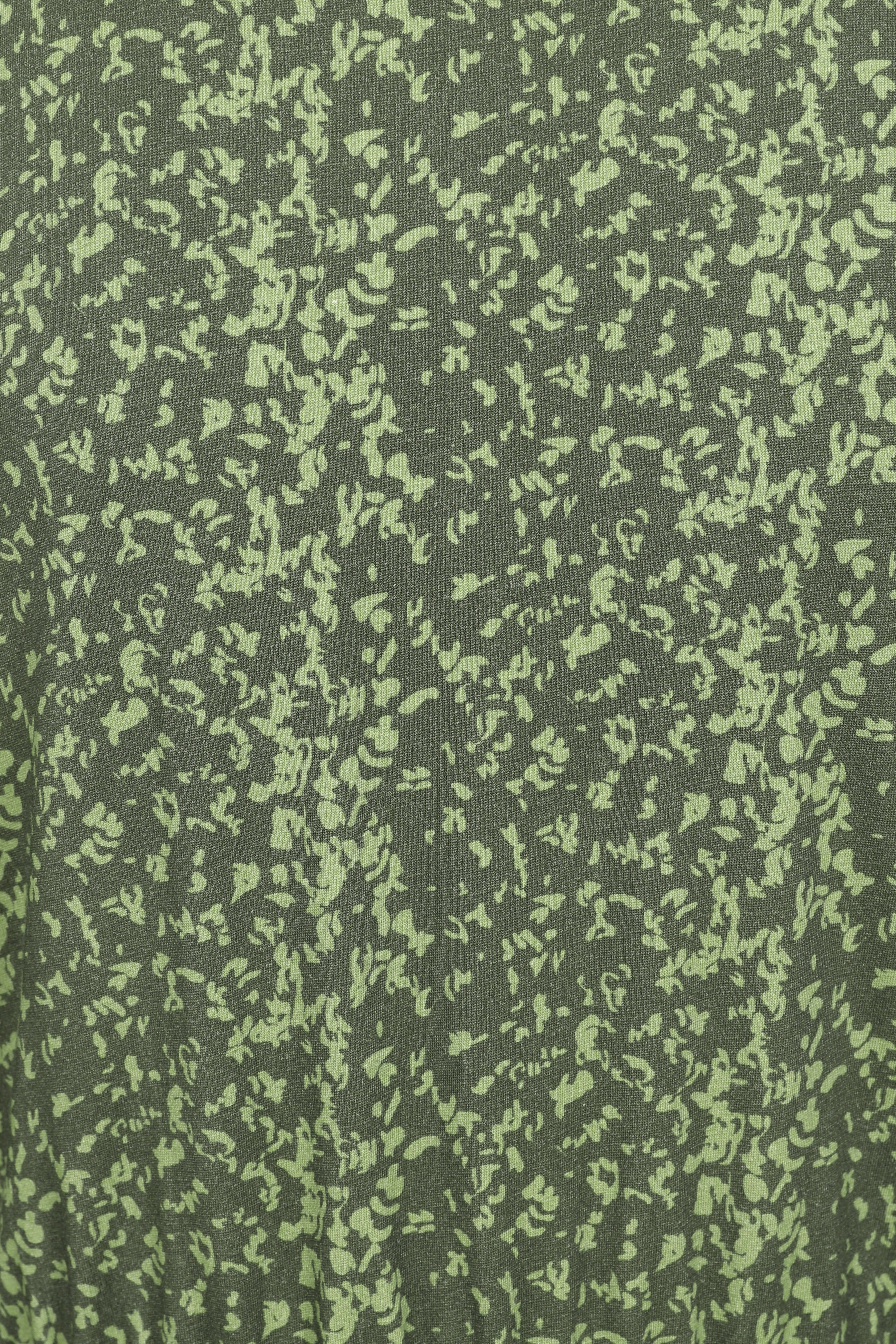 Hemlock Dress - Leaf Print Green - GOTS Organic Cotton