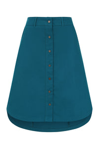 Holm Skirt - Lagoon - Organic Cotton Jean