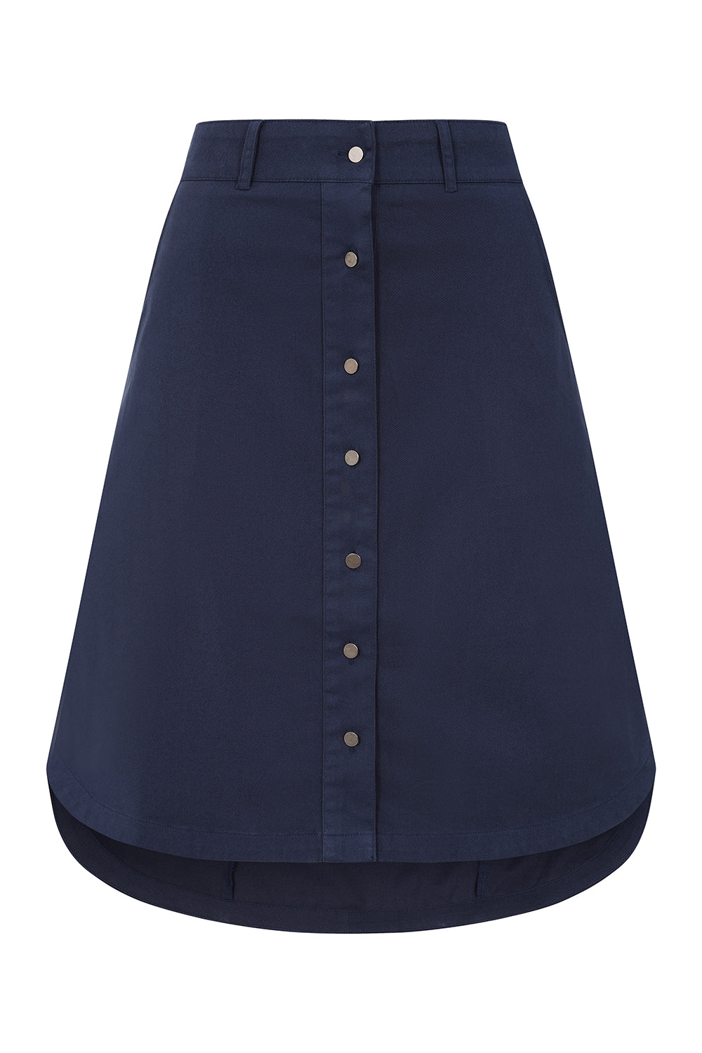 Holm Skirt - Navy - Organic Cotton Jean