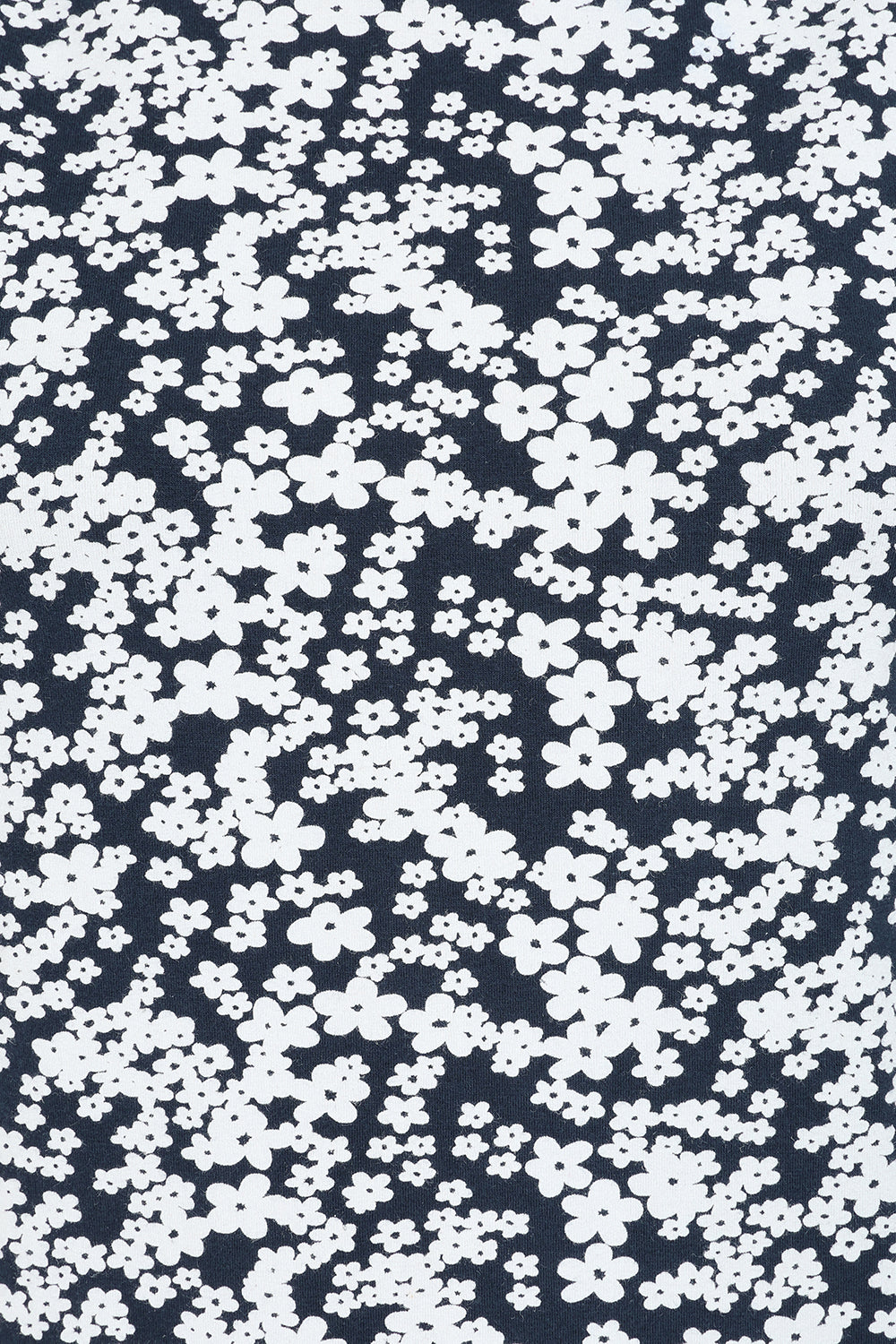 Kendal Top - Flower Print Navy - GOTS Organic Cotton