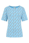 Kendal Top - Geo Print Blithe - GOTS Organic Cotton
