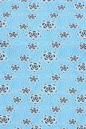 Kendal Top - Geo Print Blithe - GOTS Organic Cotton