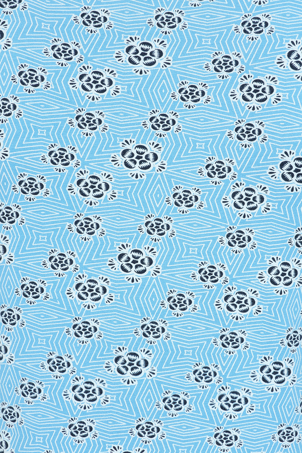 Kendal Top - Geo Print Blithe - GOTS Organic Cotton