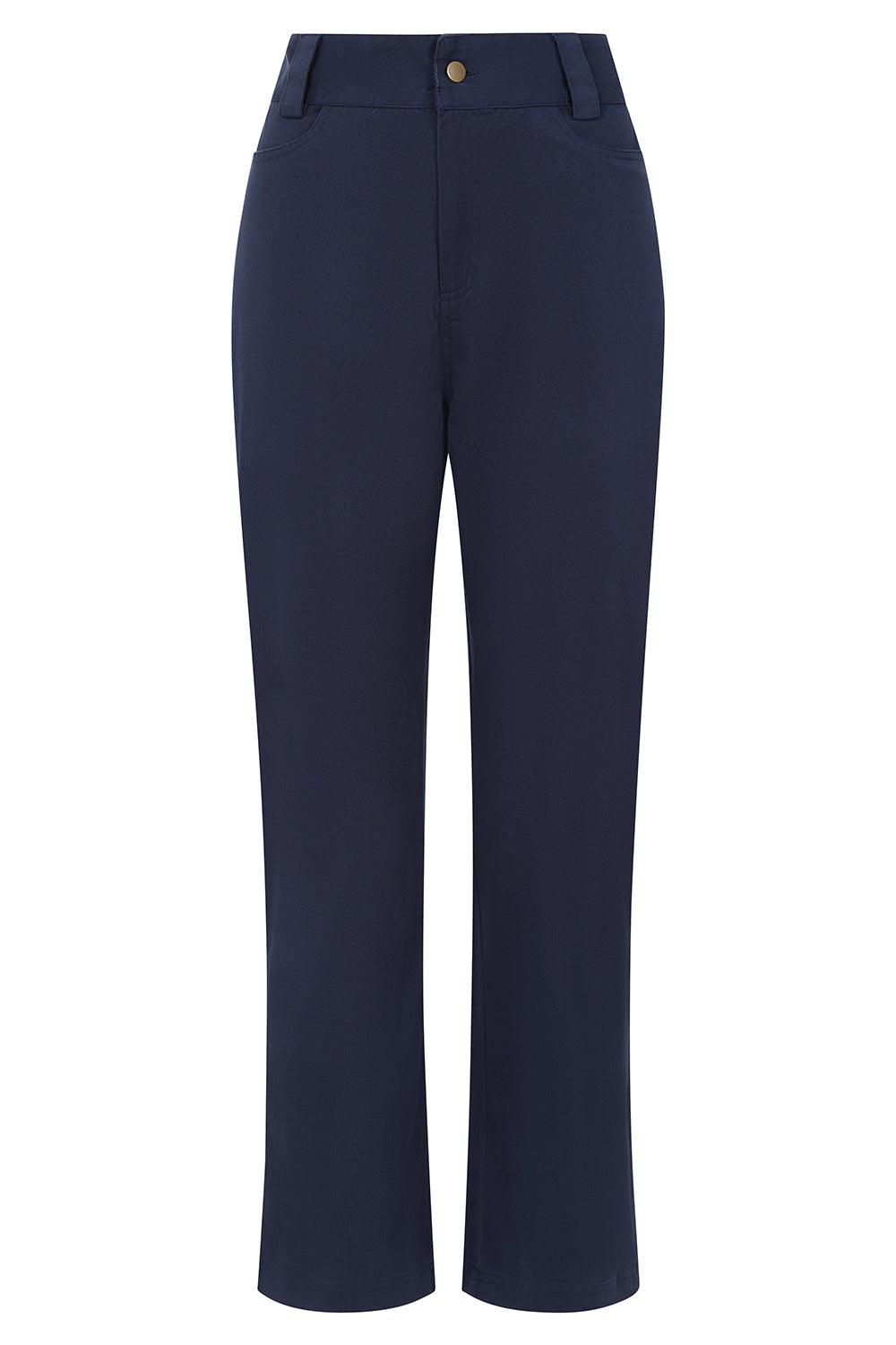 Lingon Trouser - Navy - Organic Cotton Jean