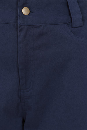 Lingon Trouser - Navy - Organic Cotton Jean