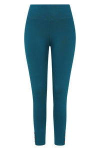 Lucky Leggings -Lagoon - GOTS Organic Cotton