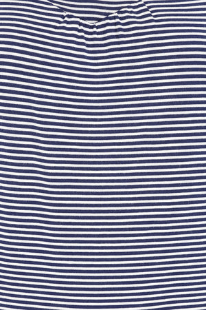 St Tropez Top - Navy Stripe - Viscose Jersey