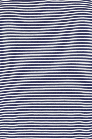 St Tropez Top - Navy Stripe - Viscose Jersey