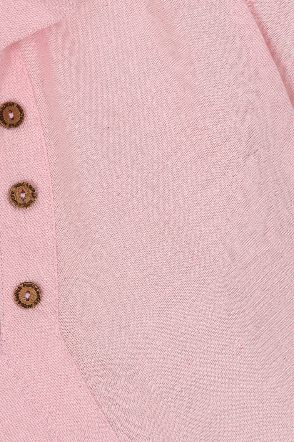 Summertime Smock - Coral Blush - Organic Cotton Linen Blend