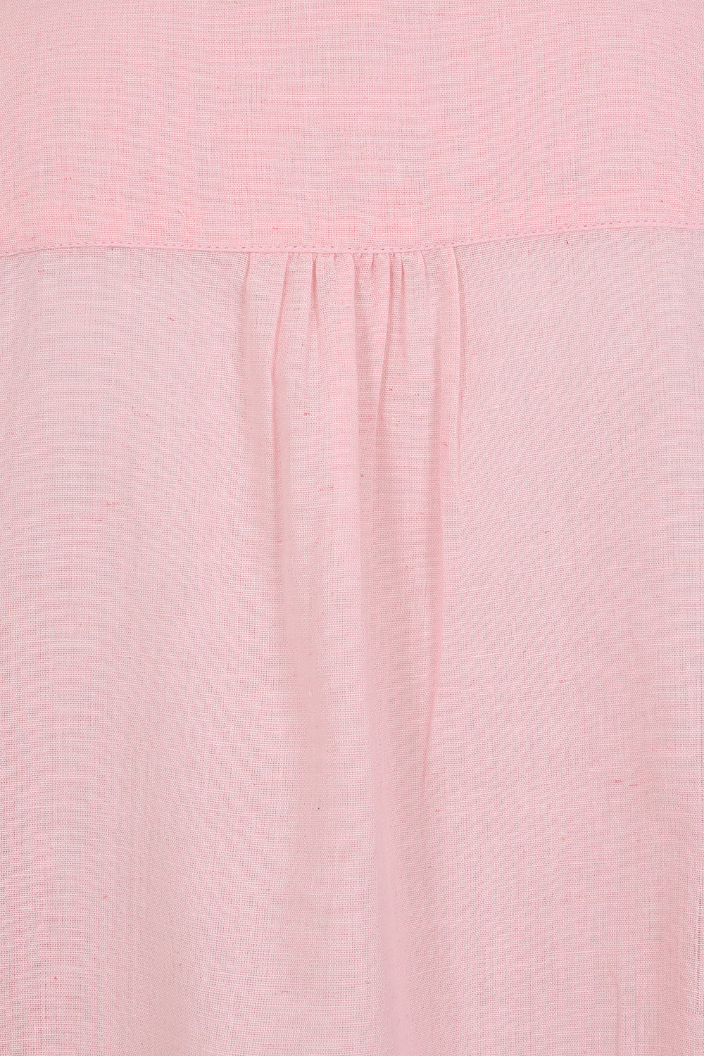 Summertime Smock - Coral Blush - Organic Cotton Linen Blend