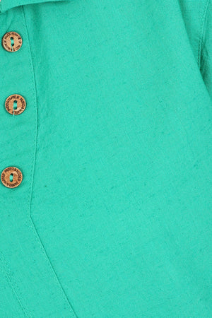 Summertime Smock - Mint - Organic Cotton Linen Blend