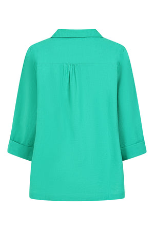 Summertime Smock - Mint - Organic Cotton Linen Blend
