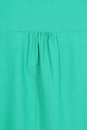 Summertime Smock - Mint - Organic Cotton Linen Blend