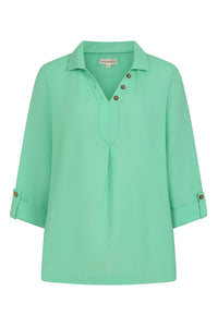 Summertime Smock - Spring Bud - Organic Cotton Linen Blend