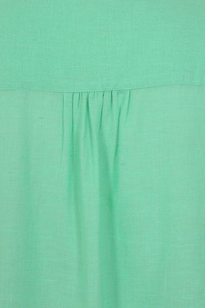 Summertime Smock - Spring Bud - Organic Cotton Linen Blend
