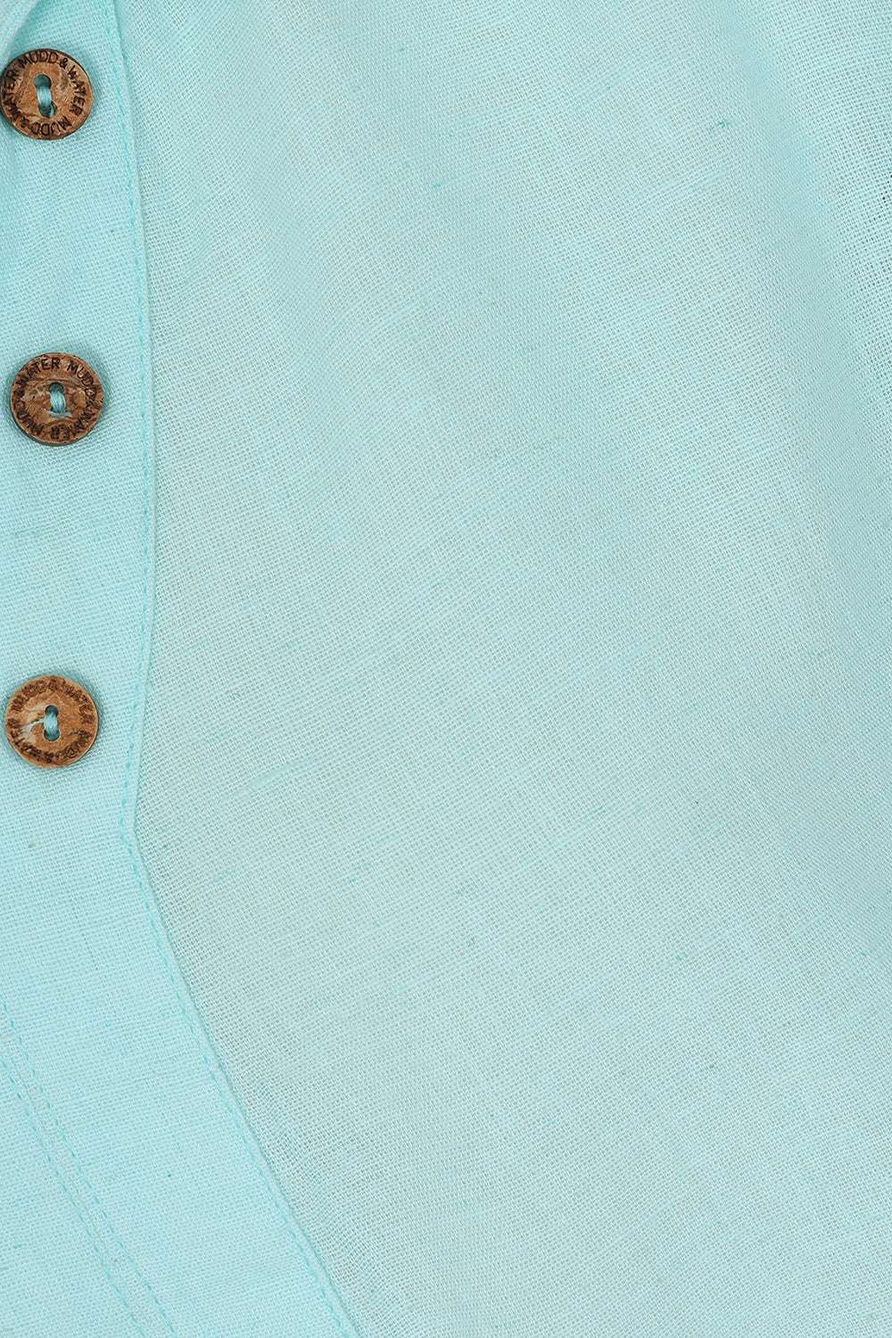 Summertime Smock - Tangier Turquoise - Organic Cotton Linen Blend