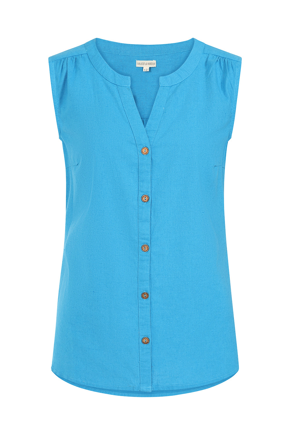 Sunrise Blouse - Blithe - Organic Cotton Linen Blend