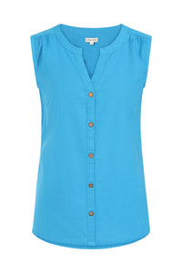 Sunrise Blouse - Blithe - Organic Cotton Linen Blend