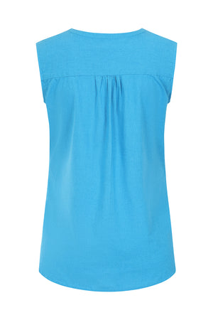 Sunrise Blouse - Blithe - Organic Cotton Linen Blend