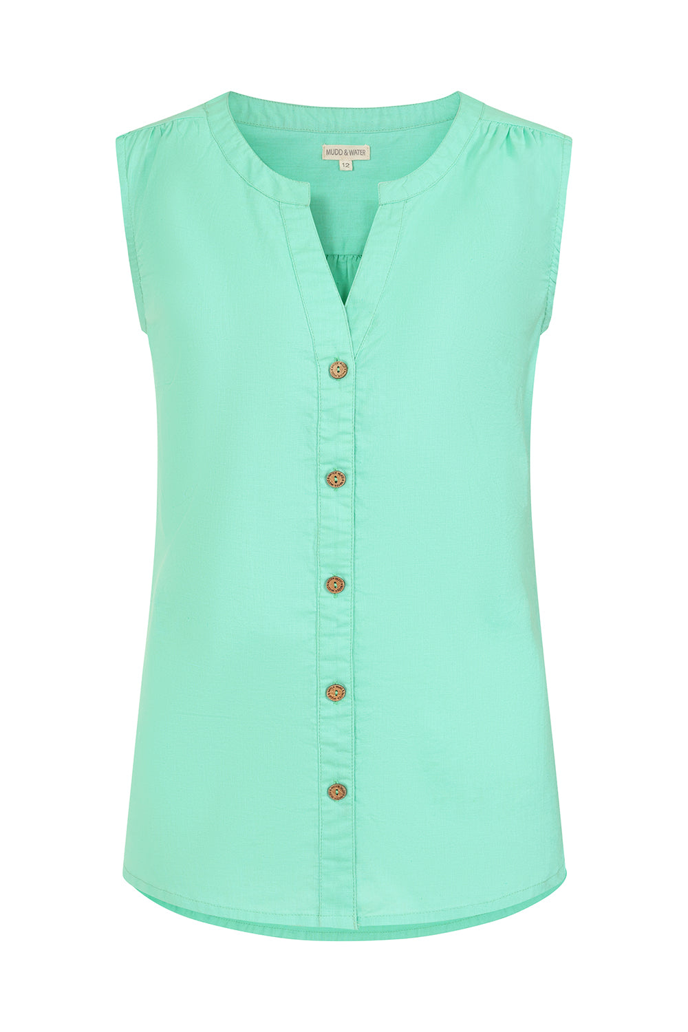 Sunrise Blouse - Spring Bud - Organic Cotton Linen Blend