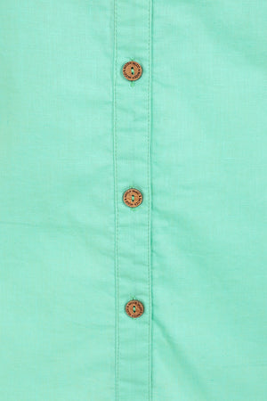 Sunrise Blouse - Spring Bud - Organic Cotton Linen Blend