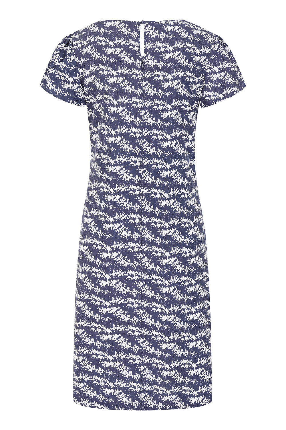 Tulip Dress  - Navy Dot Print - Lenzing EcoVero