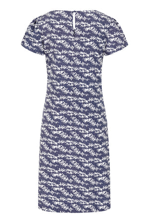 Tulip Dress  - Navy Dot Print - Lenzing EcoVero