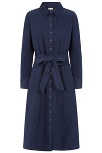 Willow Dress - Navy - Organic Cotton Jean