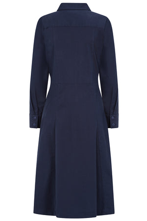 Willow Dress - Navy - Organic Cotton Jean