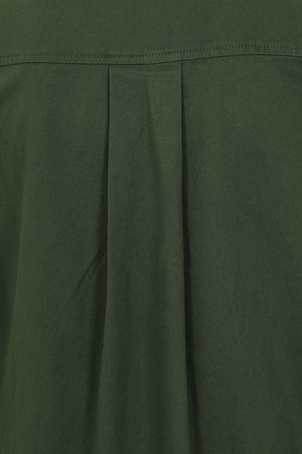 Wirral Dress - Green - Organic Cotton Jean