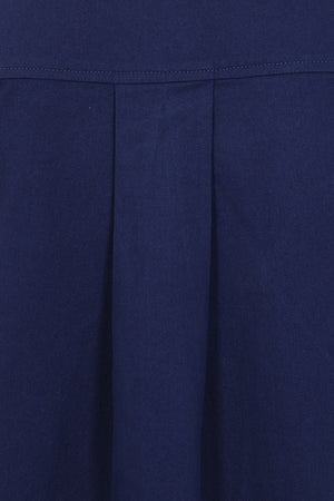 Wirral Dress - Navy - Organic Cotton Jean